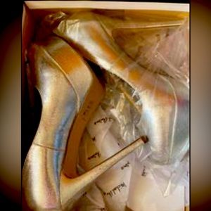 Beautiful silver heels